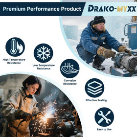 Drako-Myxx three angled adapters laid out showing installation flexibility benefit