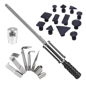 DRAMLOR slide hammer front view showing durable build and easy grip benefit