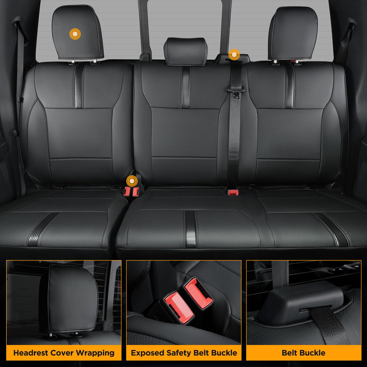 DrCarNow synthetic leather closeup highlighting durable texture and easy cleaning