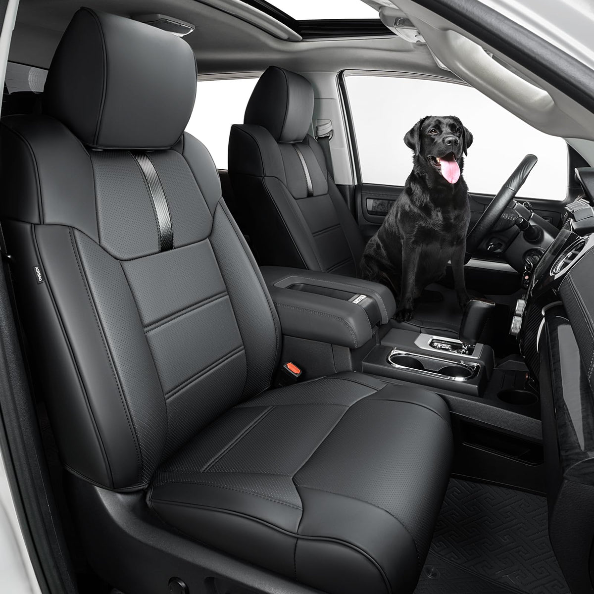 DrCarNow front seat cover full view showing clean fit and protection