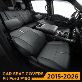 DrCarNow headrest and rear seat setup showing full 13-piece coverage protection