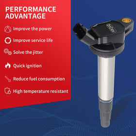 DrCax ignition coil side profile detail highlighting durable housing and protection