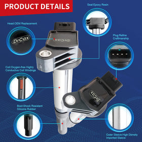 DrCax UF487 coil body texture highlighting durable materials for heat resistance