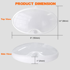 Dream Lighting mounted in RV ceiling providing hands-free convenience