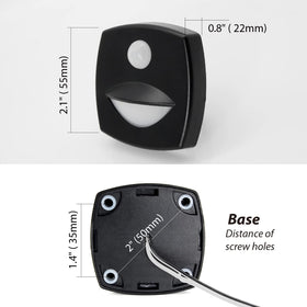Dream lighting next to a coin for size comparison and space-saving benefit