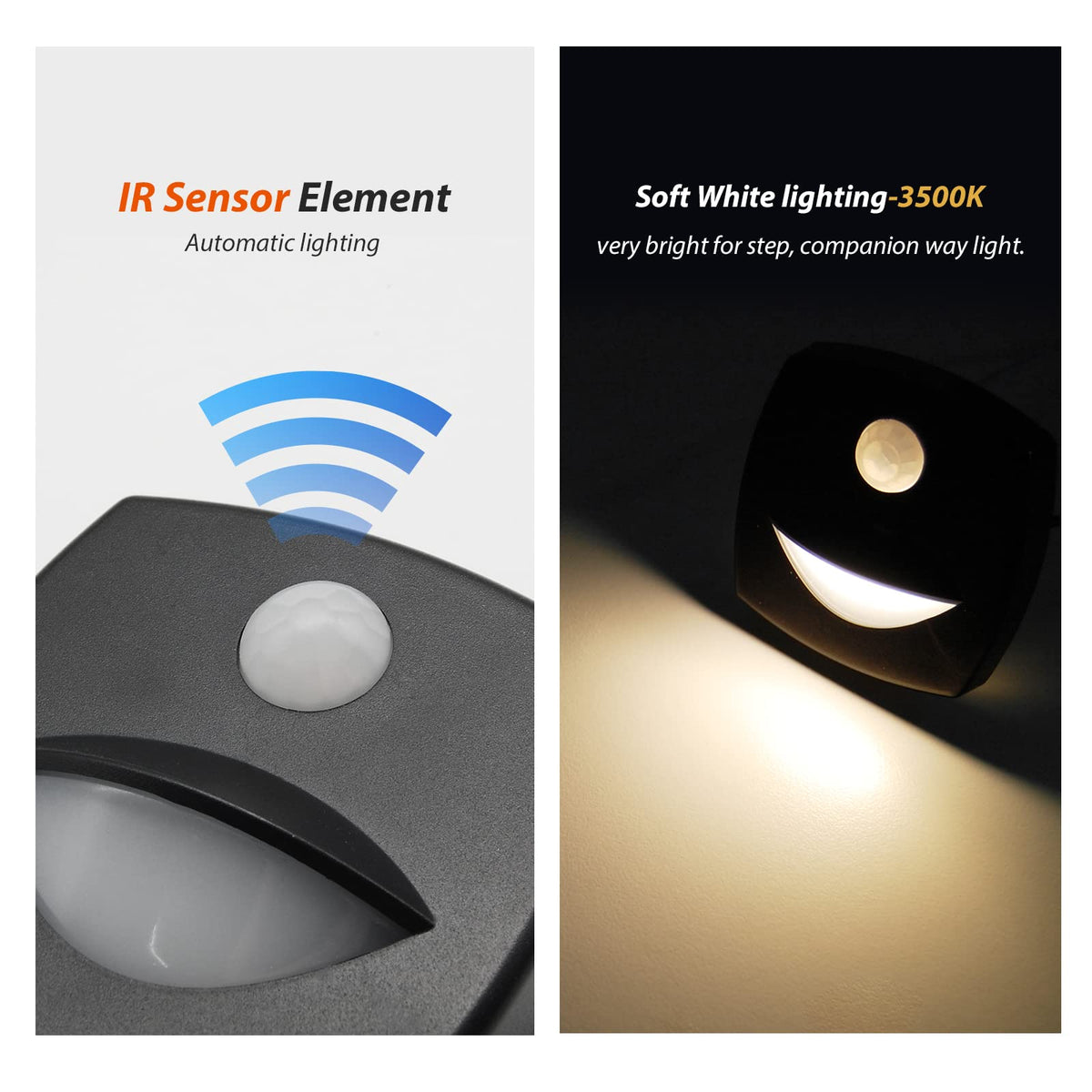 Dream lighting side profile of surface-mounted fixture for easy screw installation