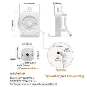 Dream lighting size comparison with hand showing compact footprint for tight spaces benefit