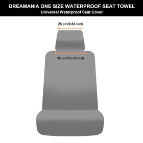 DREAMANIA demo with liquid on cover showing waterproof protection benefit