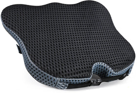 Dreamer Car front view of wedge cushion showing height boost and neat fit