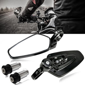 DREAMIZER front view showing compact bar end mirror for stylish visibility