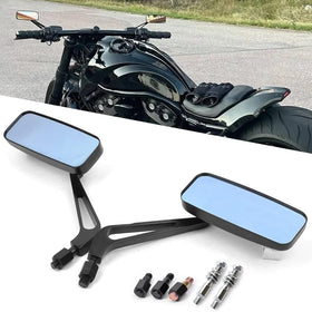 DREAMIZER front view of rectangular mirror improving rear visibility