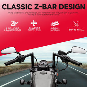 DREAMIZER bar installed on a Sportster demonstrating direct bolt-on convenience