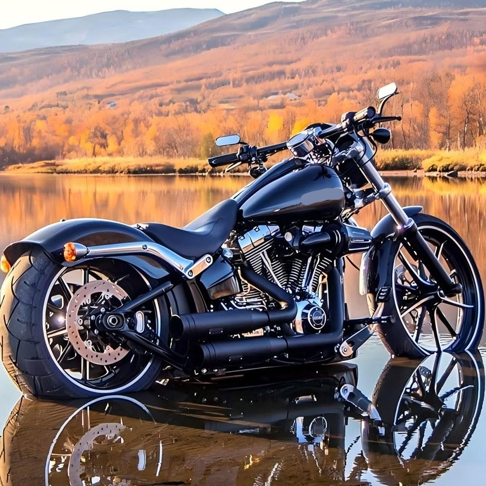 DREAMIZER side profile blade-style mirror showing sleek aerodynamic benefit