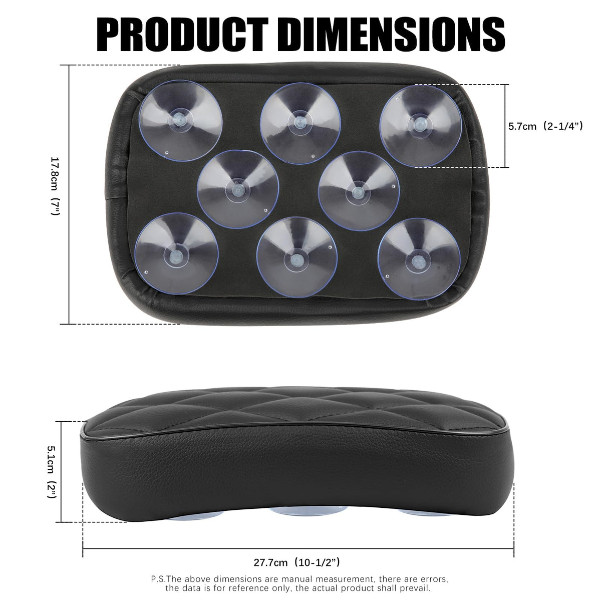 DREAMIZER size comparison with hand showing compact portability benefit