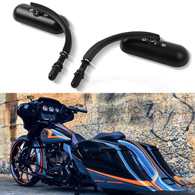 DREAMIZER mirror stem joint detail showing 360-degree adjustment benefit