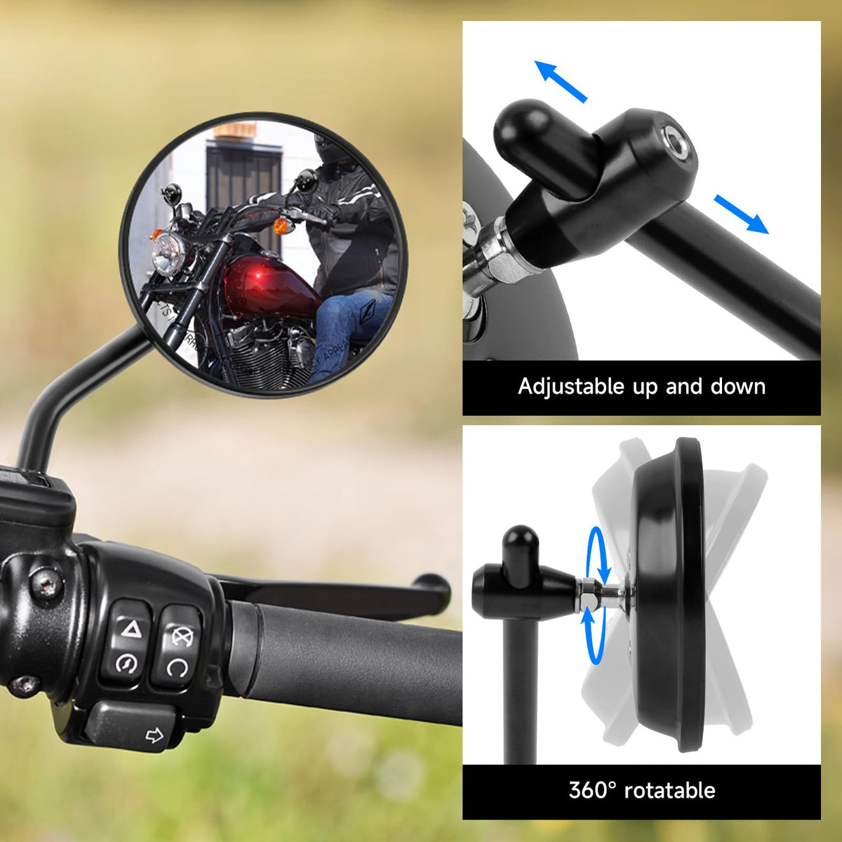 DREAMIZER 8mm threaded stem detail showing strong iron rod and secure mount benefit