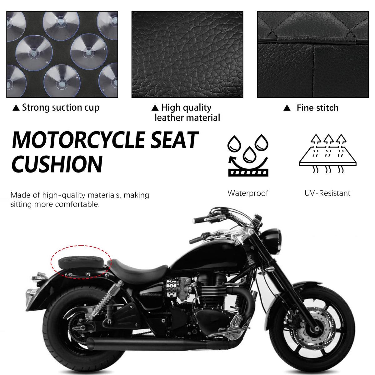 DREAMIZER top texture synthetic leather showing cushioned comfort benefit