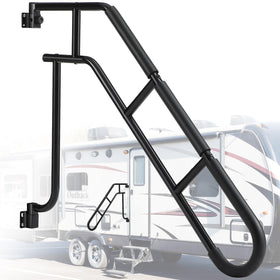 Dreyoo front view of mounted rail showing full extension and sturdy support benefit