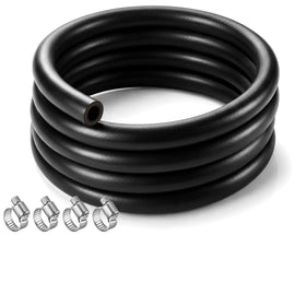 Dreyoo front view of 10 ft 5/8" heater hose showing full roll, durable solution
