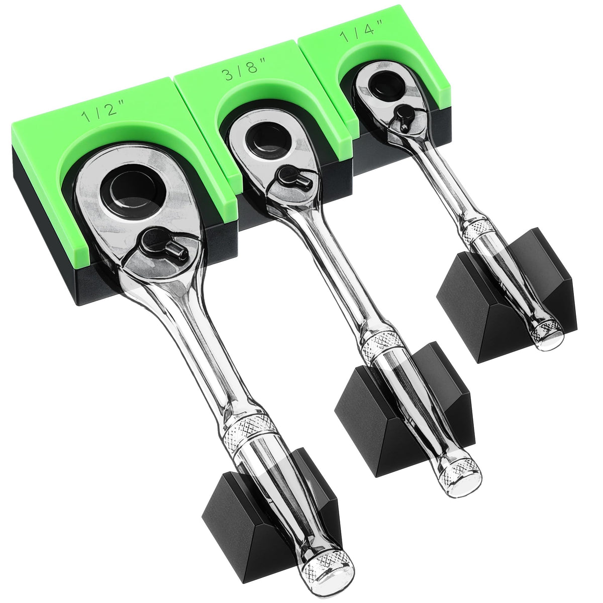 Dreyoo front packaging showing three magnetic ratchet holders and benefits