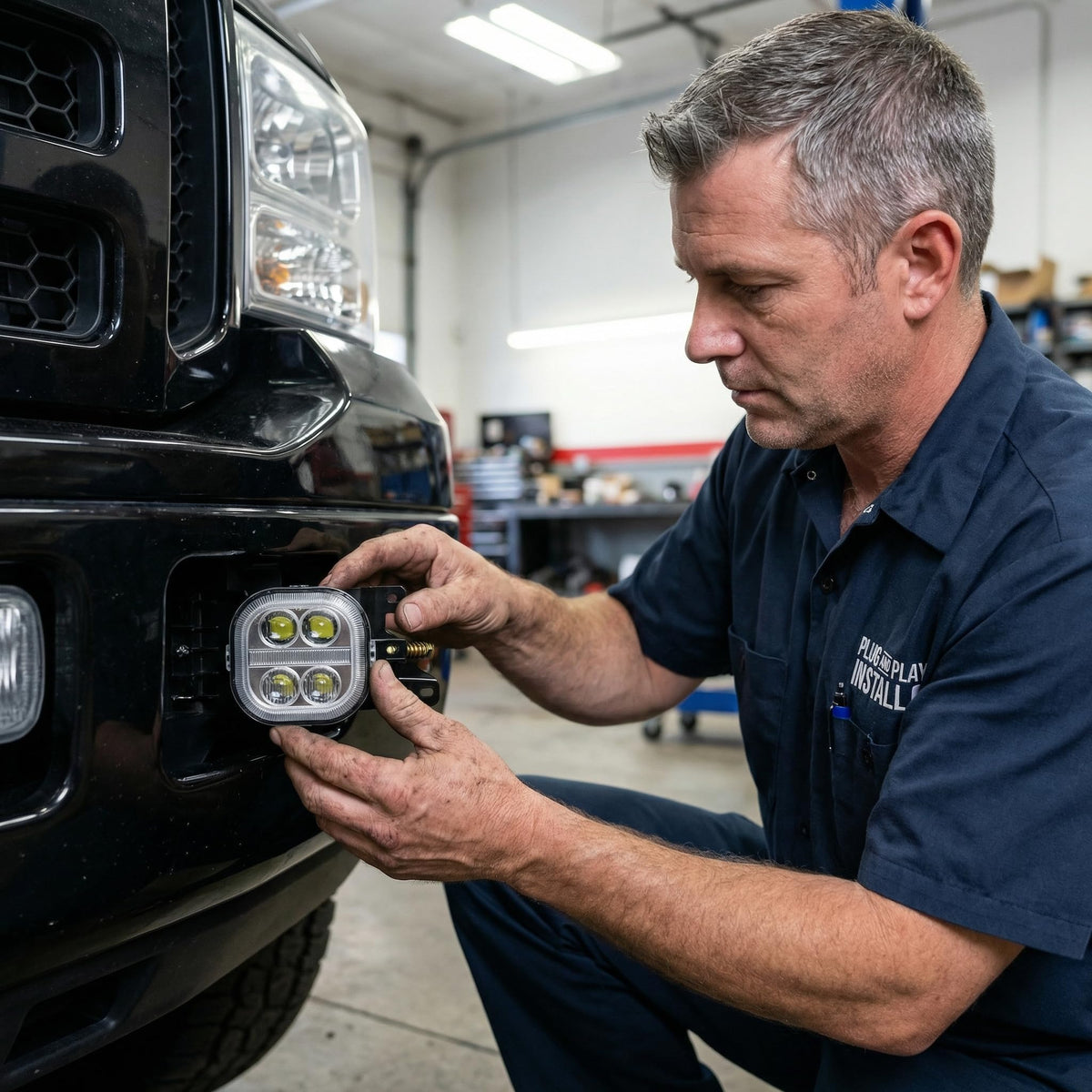 DRFG installed on Ford Super Duty demonstrating OEM fit and look
