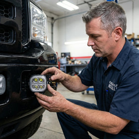 DRFG installed on Ford Super Duty demonstrating OEM fit and look