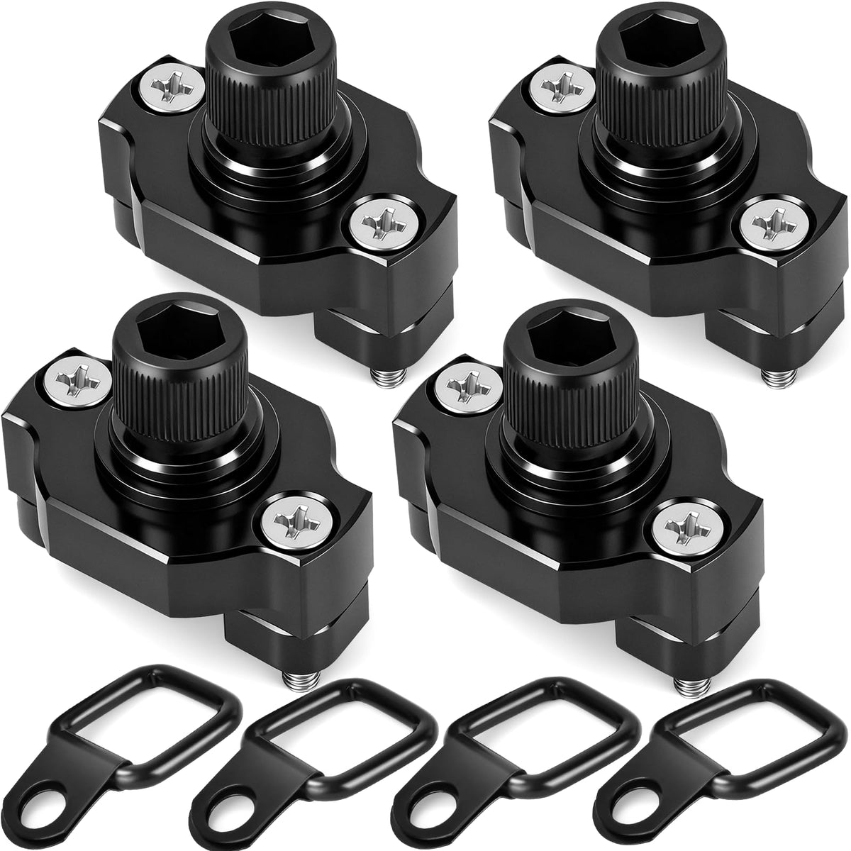 Drieaco front packaging showing four D‑ring anchors and hardware for quick identification