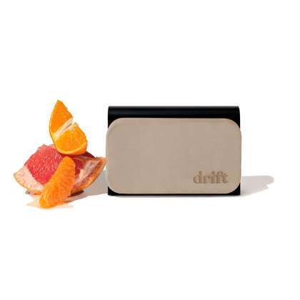 drift front packaging showing sealed scent pouch and benefits