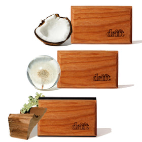 drift front packaging showing three scent refill blocks and brand, highlights long-lasting scent