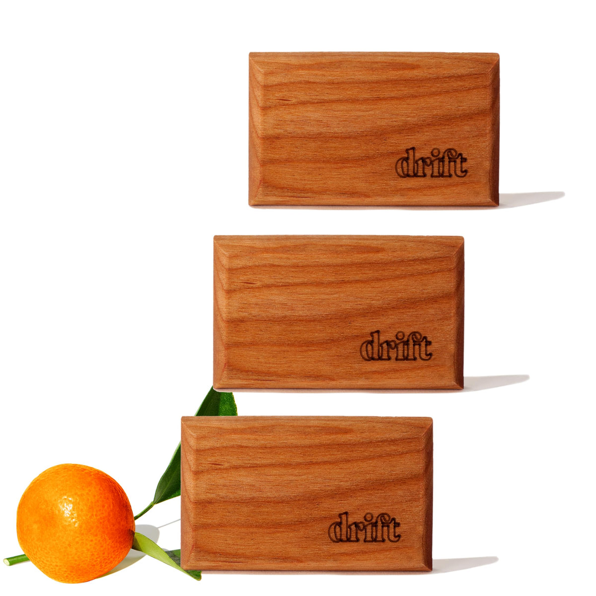drift front packaging showing three grove refill blocks and brand visibility