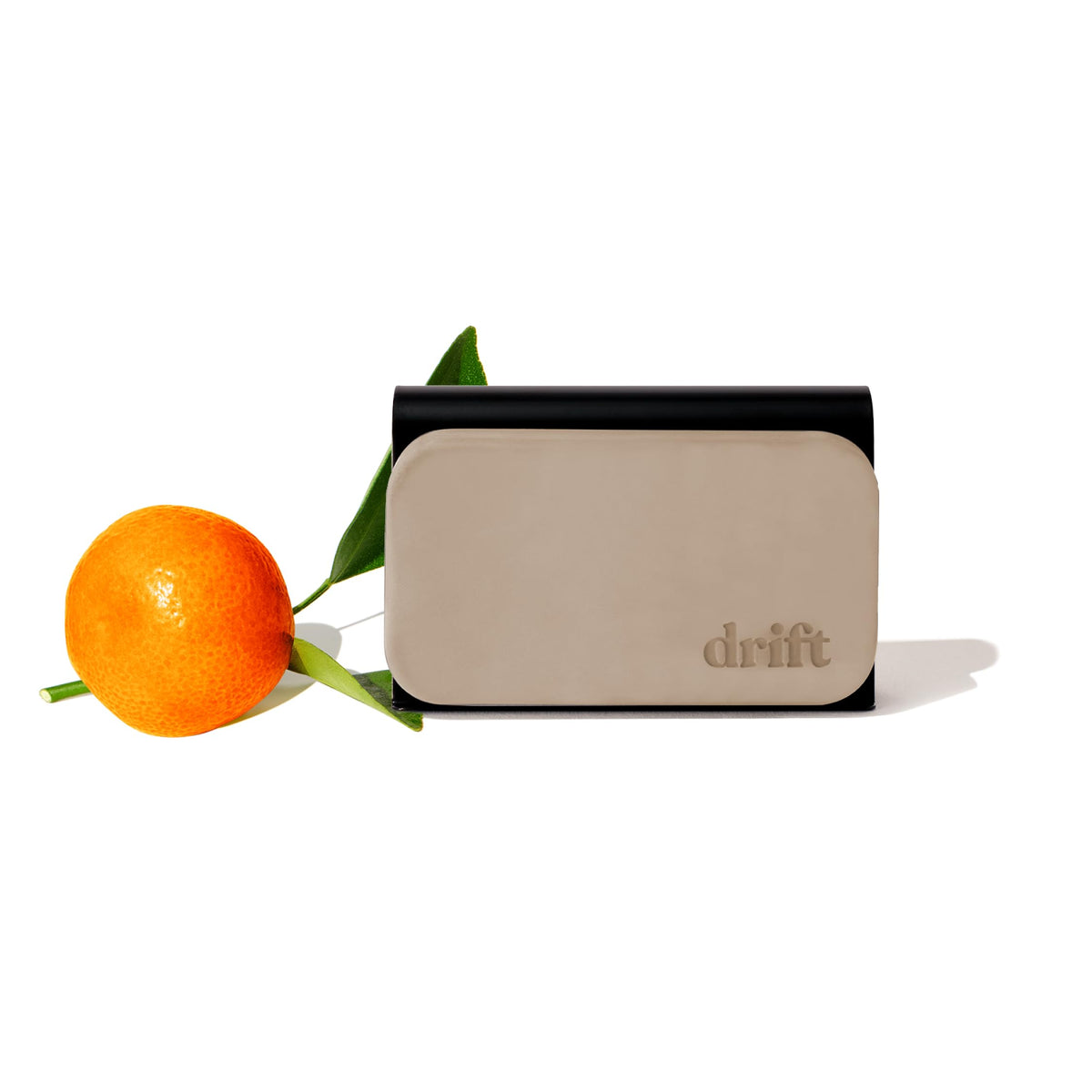 drift front packaging showing Grove scent and metal clip, convenient long-lasting fragrance