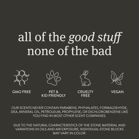 drift packaging back label ingredients showing clean formulation and sourcing