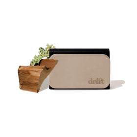 drift front packaging showing teak scent and clip, indicates clean ingredients