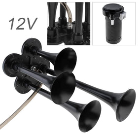 DriSentri horn mounted on boat transom portraying marine-ready signaling