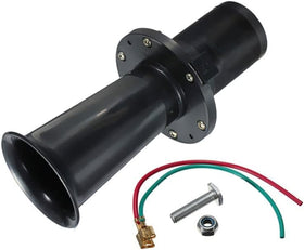 DriSentri vintage front view showing retro horn and clear audible design