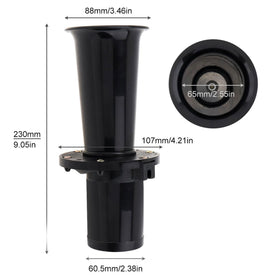 DriSentri packaging contents showing horn and easy-install hardware included