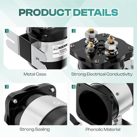 DRIVE UP solenoid installed in a golf cart demonstrating straightforward replacement