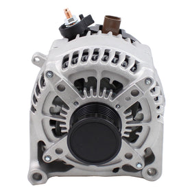 DriveFix alternator packaged with label displaying part info for hassle-free identification benefit