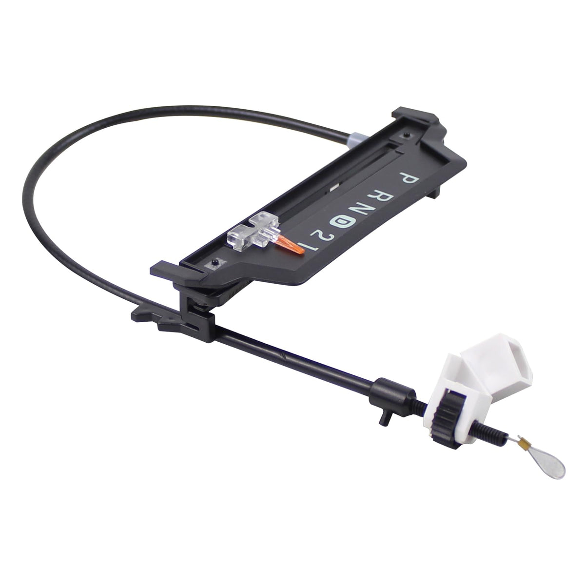 DriveFix cable installed at shifter showing restored gear indication accuracy