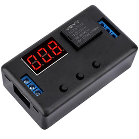 DROK front panel with LED display showing set time and clear readout benefit