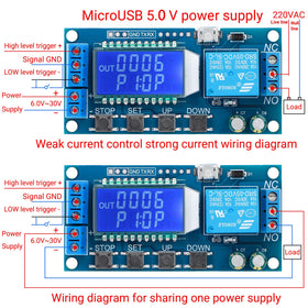 DROK terminal block and relay contacts detail for secure wiring benefit