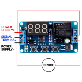 DROK wiring terminals and printed labels for simple, mistake-free installation