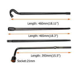 Dr.Roc extension rods and hook detail highlighting upgraded auto-flex pin for easier assembly