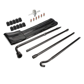 Dr.Roc spare tire kit front packaging showing complete toolset and benefits