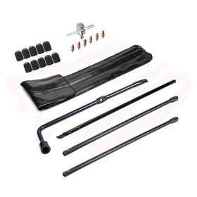 Dr.Roc spare tire kit front view showing complete contents and quick replacement benefit