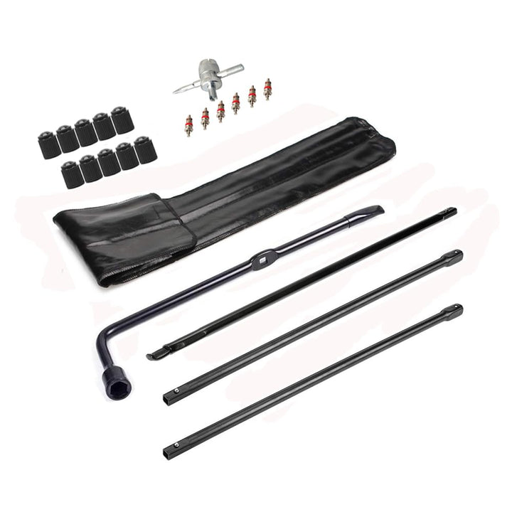 Dr.Roc spare tire kit front view showing complete contents and quick replacement benefit