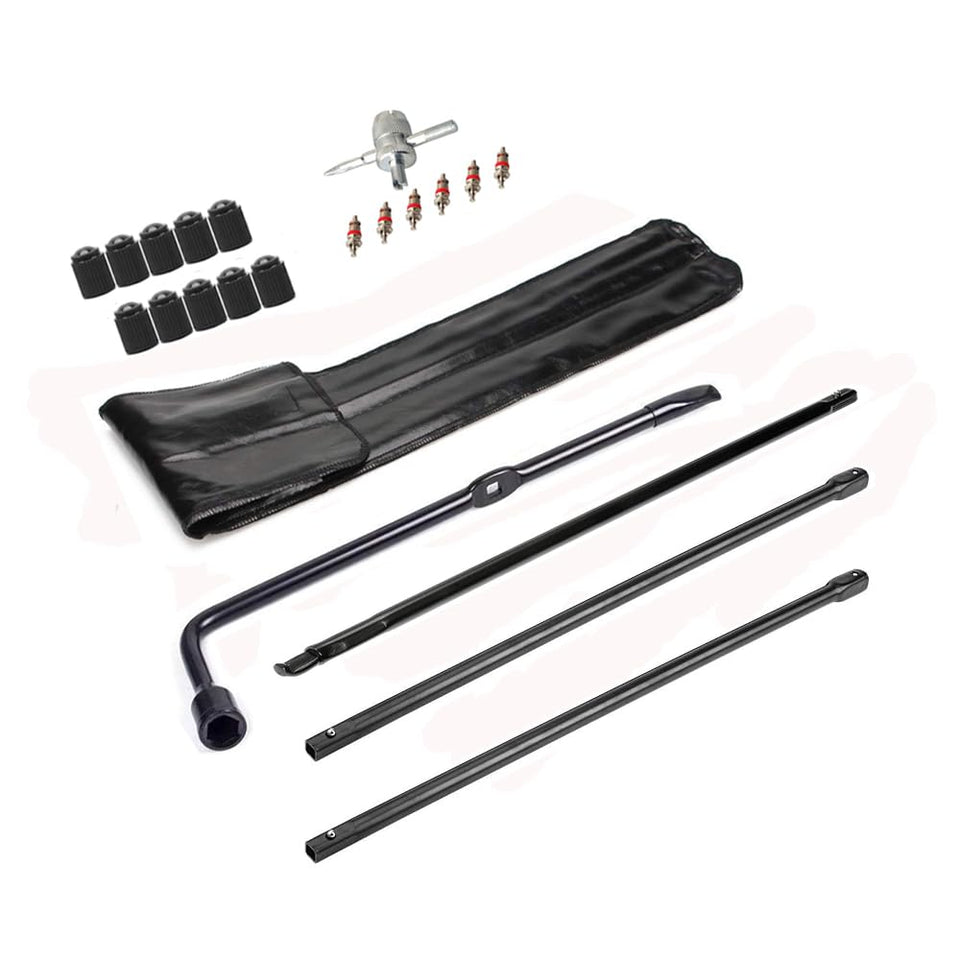 Dr.Roc spare tire kit front view showing complete contents and quick replacement benefit