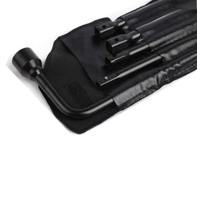Dr.Roc tool installed under vehicle illustrating compatibility and faster spare lowering
