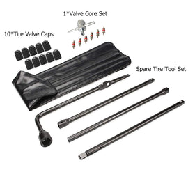 Dr.Roc tool kit in use lowering a vehicle spare for practical field reliability