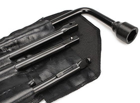 Dr.Roc PU leather roll open and organized for compact, dry storage